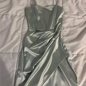 Windsor sage green homecoming dress